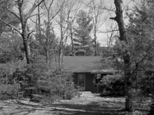 The original cottage was a modest single-level building supported on a pier foundation and was demolished to make way for the new cottage design.