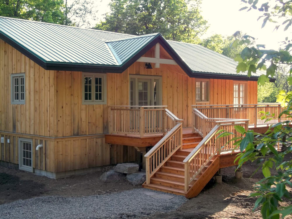 Custom cottage designed and built in Township of Algonquin Highlands by Classic Muskoka Homes.
