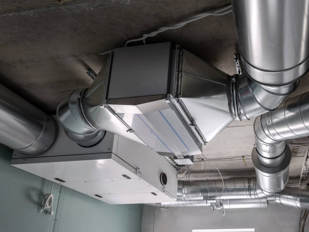 A very-high efficiency heat-recovery ventilator is mandatory in Passive House construction to ensure healthy indoor air quality.